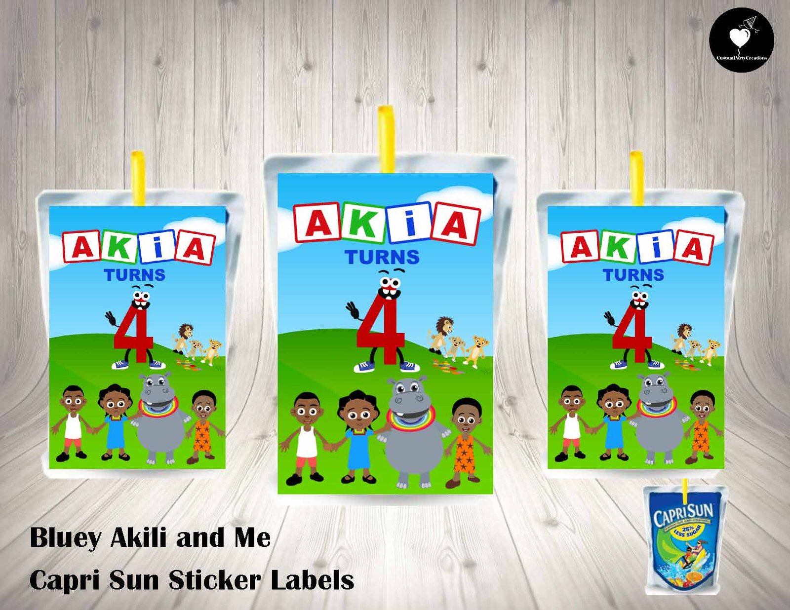 Akili and Me Capri Sun Labels 1 Akili and Me Capri Sun Labels