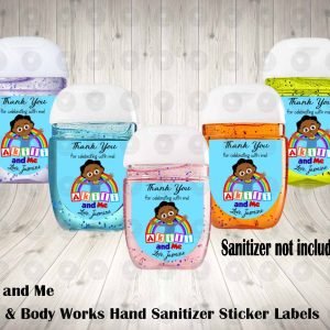 Akili and Me Bath & Body Works Hand Sanitizer Sticker Labels