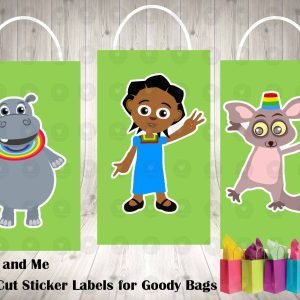 Akili and Me Die Cut Goody Bag Labels