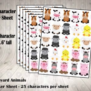 Barnyard Sticker Labels