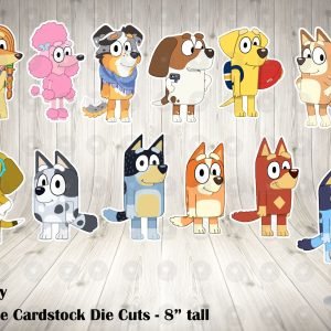 Bluey Large Die Cuts