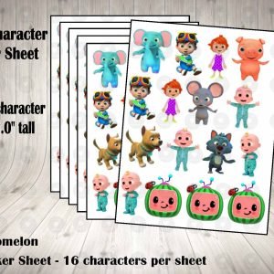 Cocomelon Sticker Labels