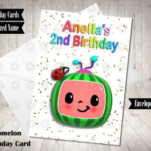 Cocomelon Personalized Birthday Card