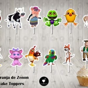 La Granja de Zenon Cupcake Toppers