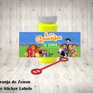 La Granja de Zenon Bubble Labels