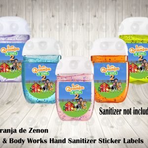 La Granja de Zenon Bath & Body Works Hand Sanitizer Sticker Labels