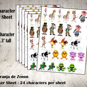 La Granja de Zenon Sticker Labels