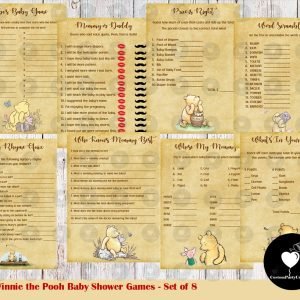 Classic Winnie The Pooh Baby Shower Games