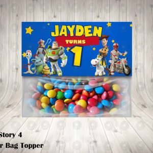 Toy Story 4 Favor Bag Toppers