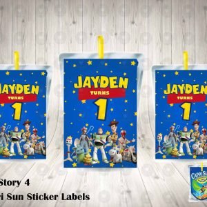 Toy Story 4 Capri Sun Labels