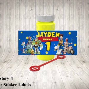 Toy Story 4 Bubble Labels