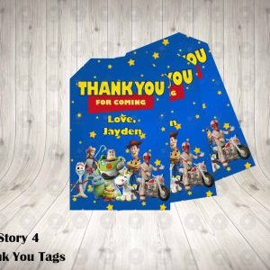 Toy Story Thank You Tags