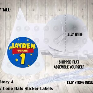 Toy Story 4 Personalized Cone Hats