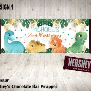 Dinosaur Play Hershey's Wrapper