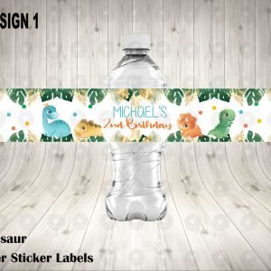 Dinosaur Play Water Labels