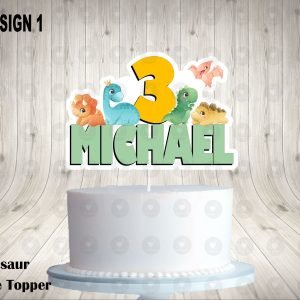 Dinosaur Play Cake Topper