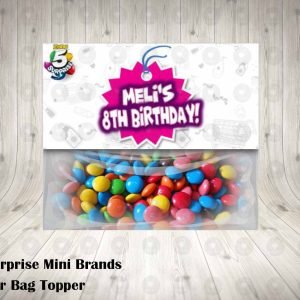 5 Surprise Mini Brand Favor Bag Toppers