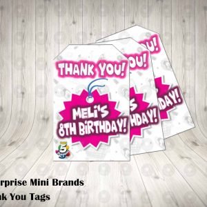 5 Surprise Mini Brands Thank You Tags