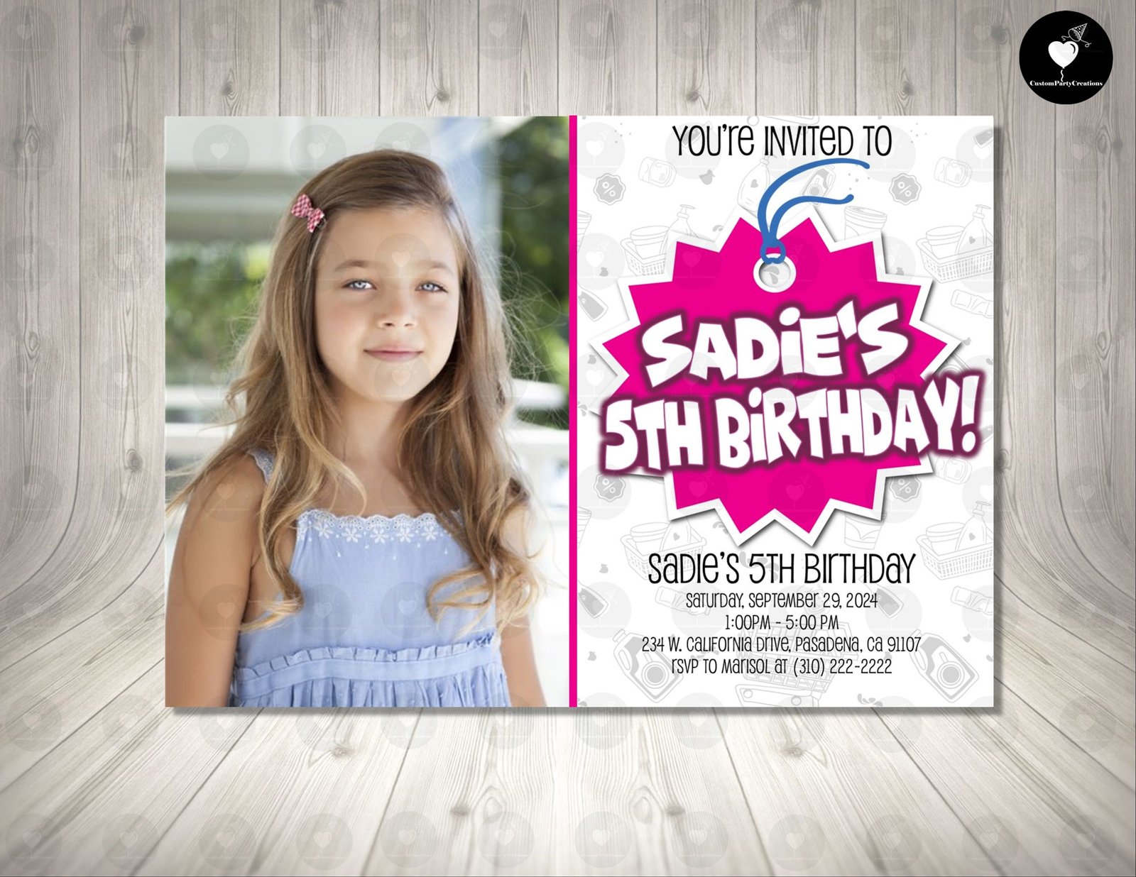 5 Surprise Mini Brands Invitation Birthday Party 2 5 Surprise Mini Brands Invitation Birthday Party