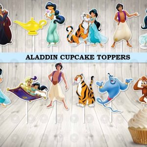 Aladdin Cupcake Toppers
