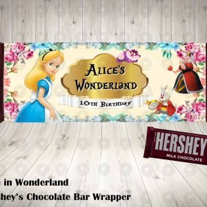 Alice in Wonderland Hershey's Wrapper