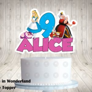 Alice in Wonderland Cake Topper
