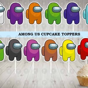 Among Us Cupcake Toppers