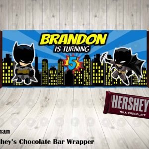 Batman Kawaii Hershey's Wrapper