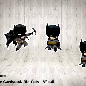 Batman Kawaii Large Die Cuts