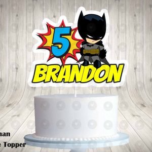 Batman Kawaii Cake Topper