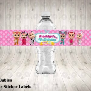 Cry Babies Water Labels