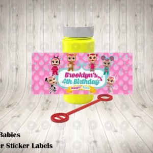 Cry Babies Bubble Labels