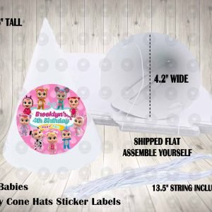 Cry Babies Personalized Cone Hats