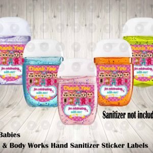 Cry Babies Bath & Body Works Hand Sanitizer Sticker Labels