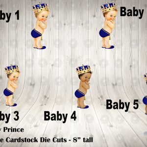 Baby Prince Blue Large Die Cuts