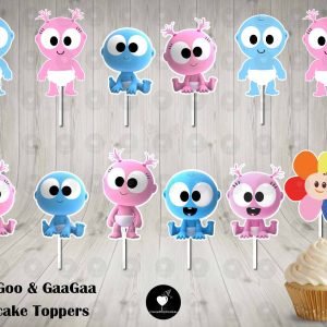 GooGoo GaaGaa Cupcake Toppers