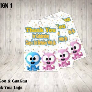 GooGoo GaaGaa Thank You Tags