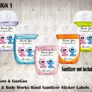 GooGoo GaaGaa Bath and Body Works Hand Sanitizer Sticker Labels