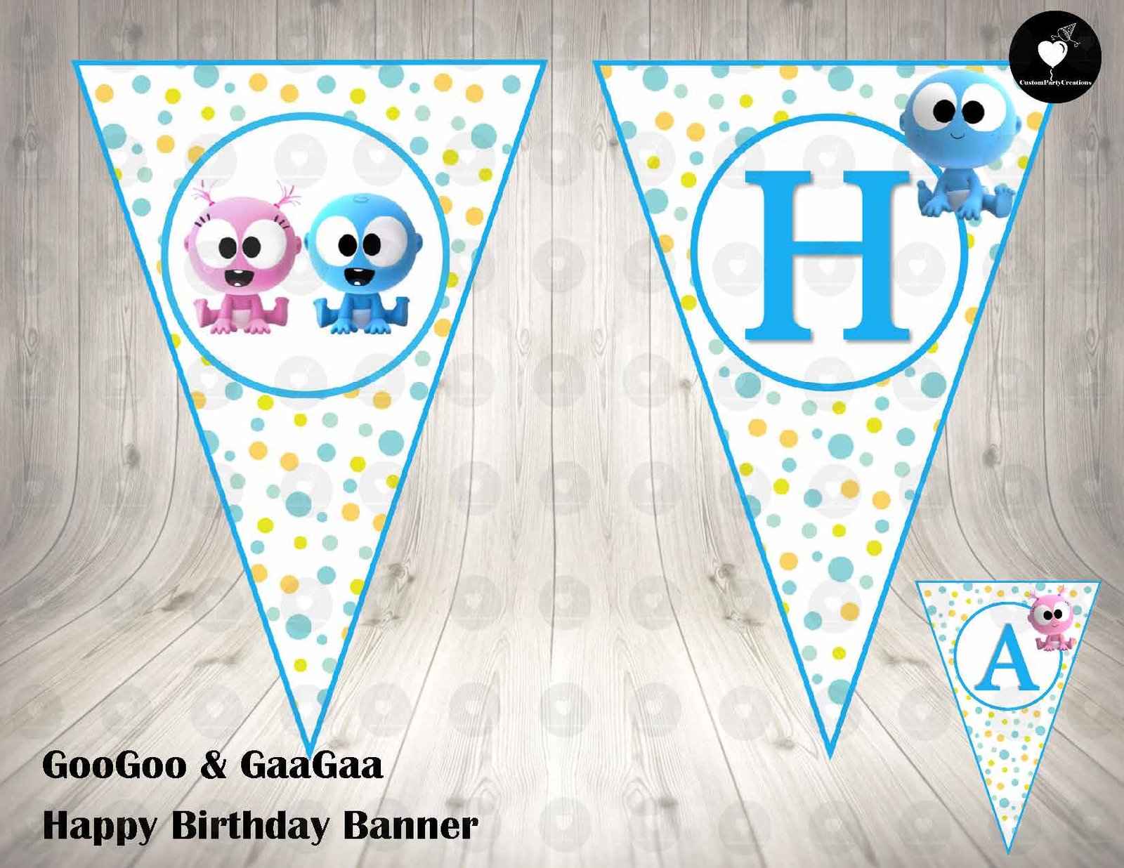 GooGoo GaaGaa Banner Birthday 2 GooGoo GaaGaa Banner Birthday