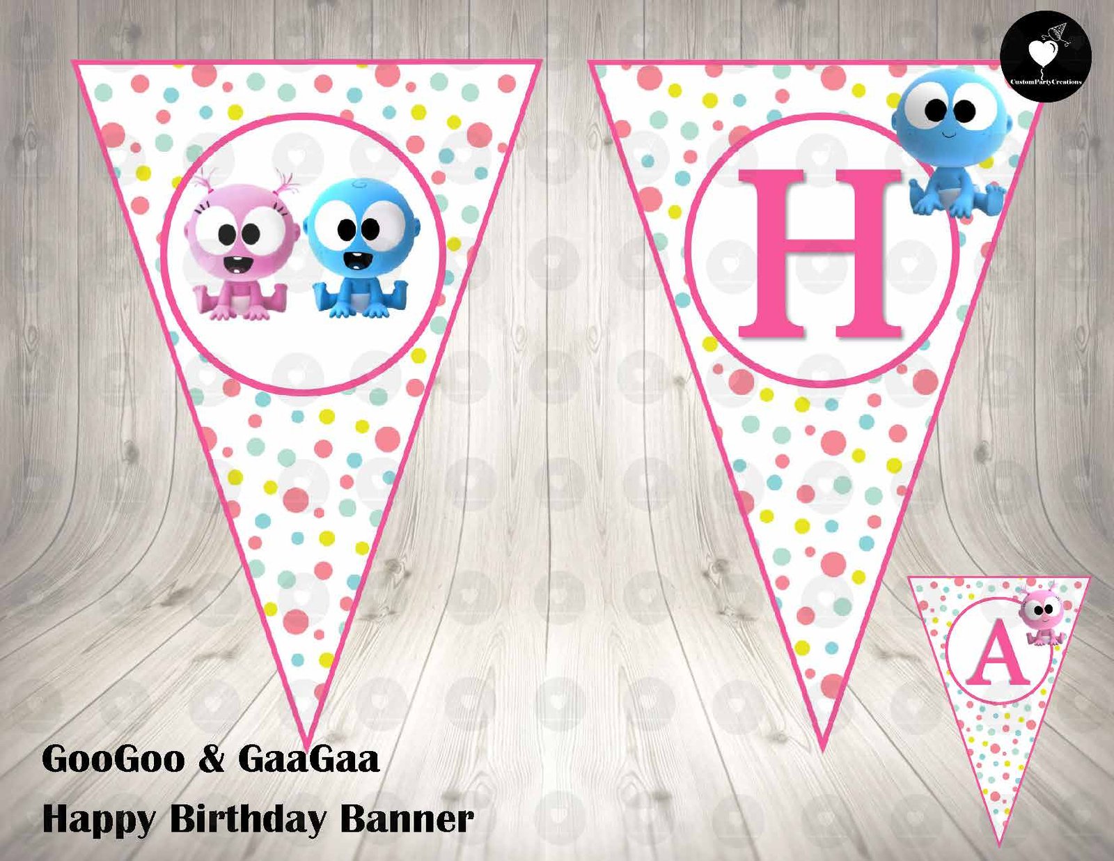 GooGoo GaaGaa Banner Birthday 4 GooGoo GaaGaa Banner Birthday
