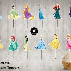 Princesses Cupcake Toppers