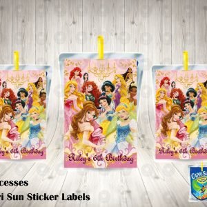 Princesses Capri Sun Labels