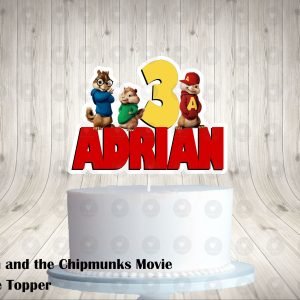 Alvin and the Chipmunks The Movie Fun Colorful Cake Topper