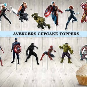 Avengers Cupcake Toppers