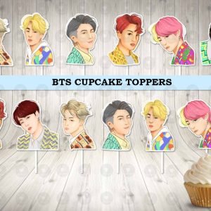 BTS Cupcake Toppers