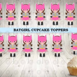 Batgirl Cupcake Toppers