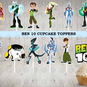Ben 10 Cupcake Toppers