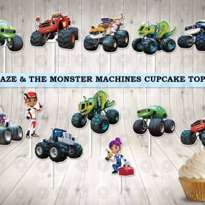 Blaze and the Monster Machines Cupcake Toppers