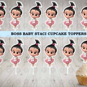 Boss Baby Staci Cupcake Toppers