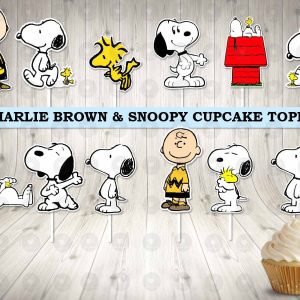 Charlie Brown Cupcake Toppers